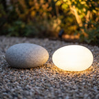 Stone-Shaped LED Garden Lamp with Remote