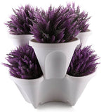 Vertical Stackable Planters - 4 Tier Garden Pots