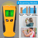 Stud Center Finder Wall Scanner AC Live Wire Detector with LCD Display