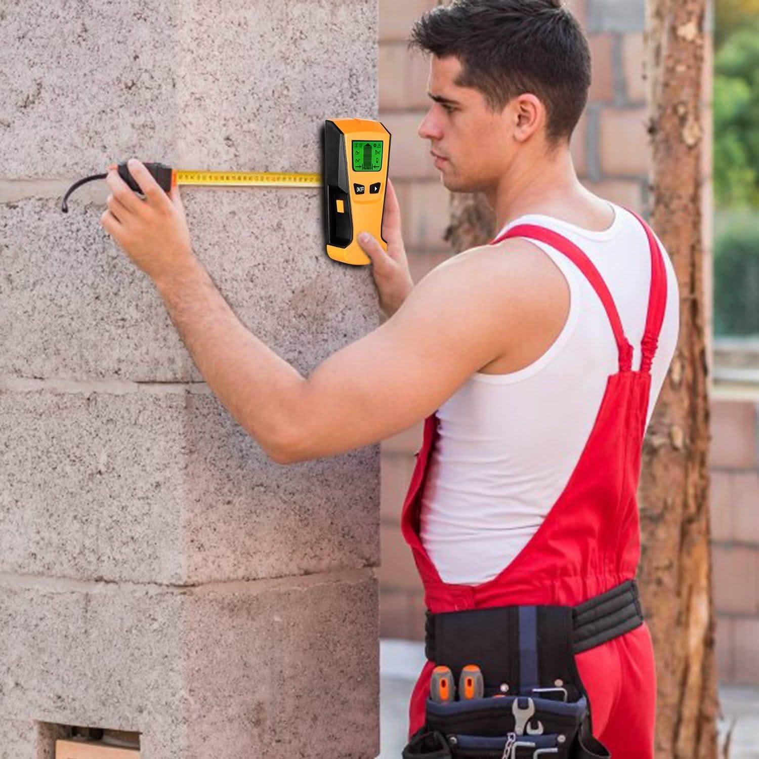 Stud Center Finder Wall Scanner AC Live Wire Detector with LCD Display