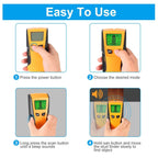 Stud Center Finder Wall Scanner AC Live Wire Detector with LCD Display