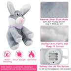 Stuffed Plush Rabbit Doll Toy Animated Talking and Singing