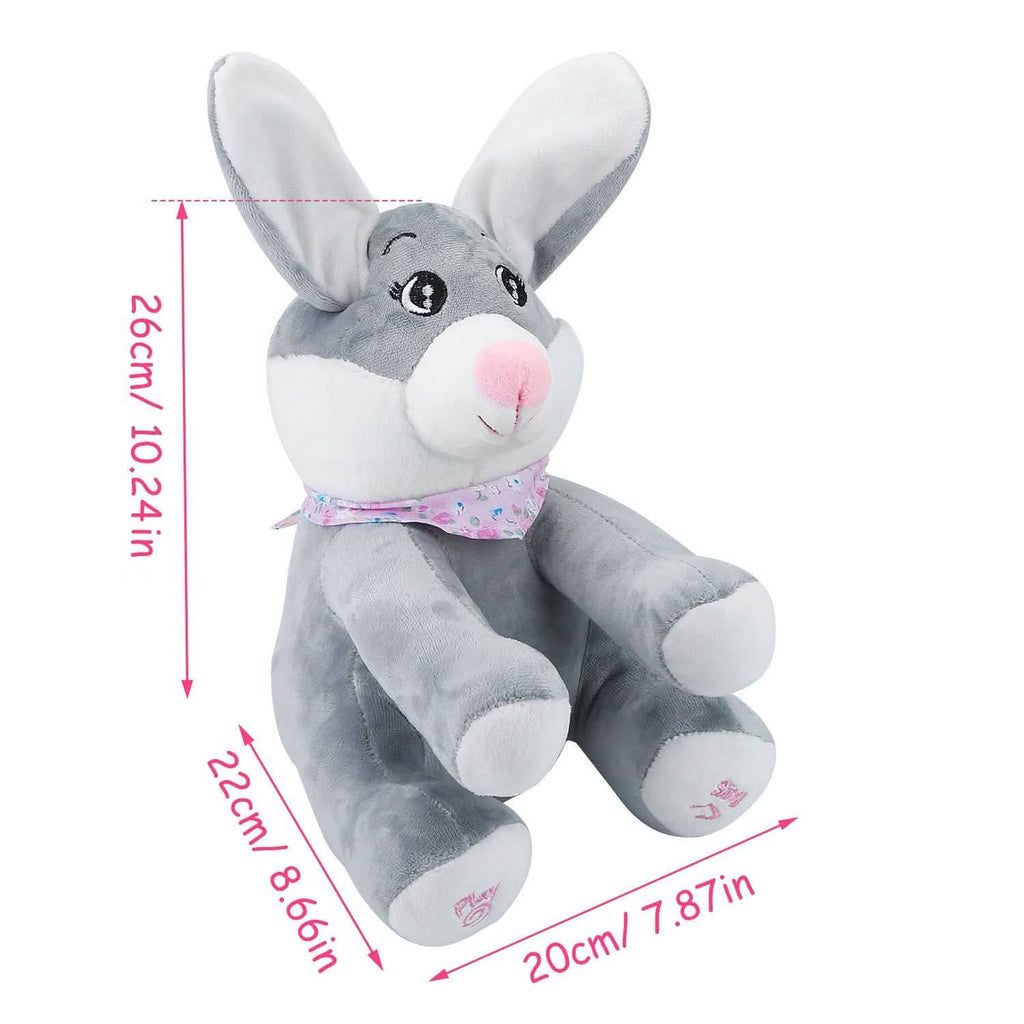 Stuffed Plush Rabbit Doll Toy Animated Talking and Singing