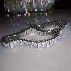 Stylish Charming Thick Tennis High Quality Sparkling Women's Jewelry