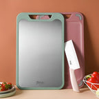 Versatile Double-Sided Stainless Steel Kitchen Board
