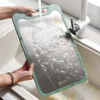Versatile Double-Sided Stainless Steel Kitchen Board