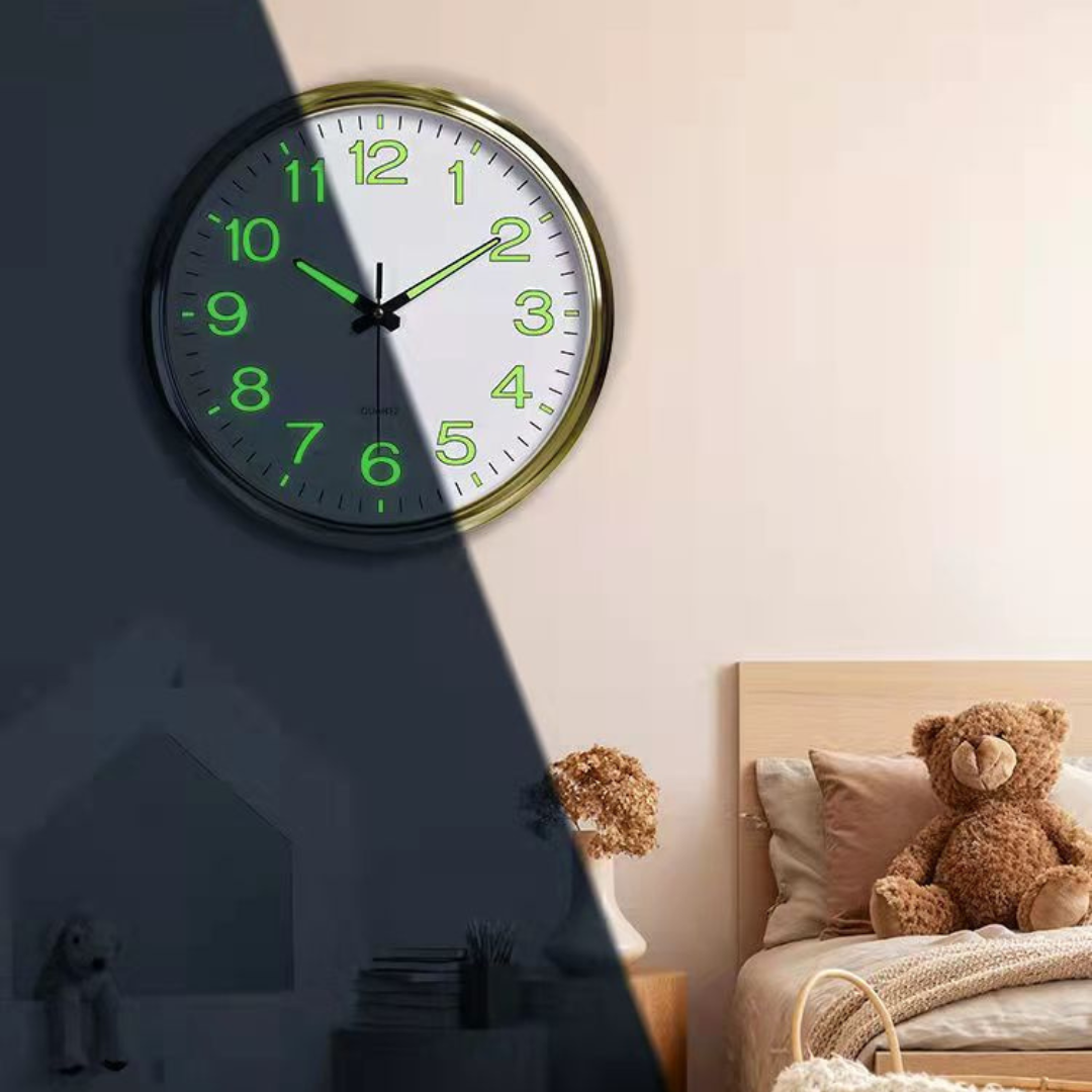 Large Illuminated Wall Clock Treviq - 30cm Diameter