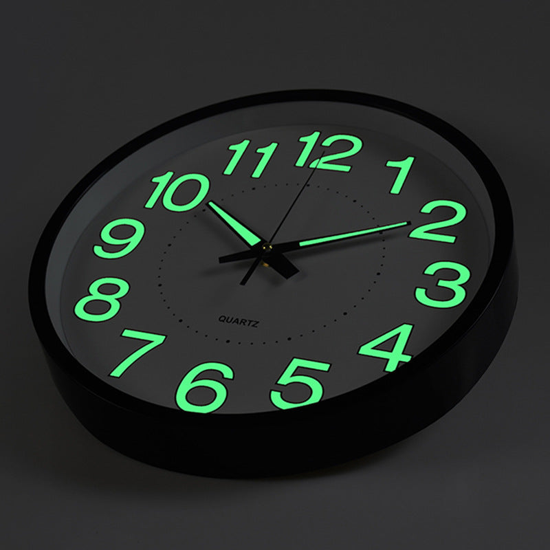 Large Illuminated Wall Clock Treviq - 30cm Diameter