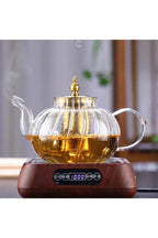 Stylish loose leaf teapot with tea infuser and lid — Elegant brew for tea lovers