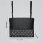 Stylish PU Leather Handbag Car-Mounted Storage Bag