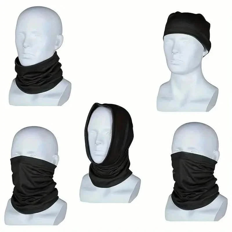 Summer Face Cover Scarf, Moisture Wicking Breathable Stretch Face Neck Gaiter Mask