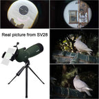 SVBONY SV28 25-75x70 Spotting Scopes with Tripod (Refurbished)