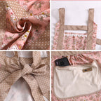 Floral Print Cotton Kitchen Apron