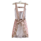 Floral Print Cotton Kitchen Apron