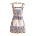 Floral Print Cotton Kitchen Apron