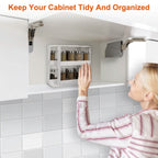 Swivel Cabinet Organizer Revolving Kitchen Rack Spice Organizer