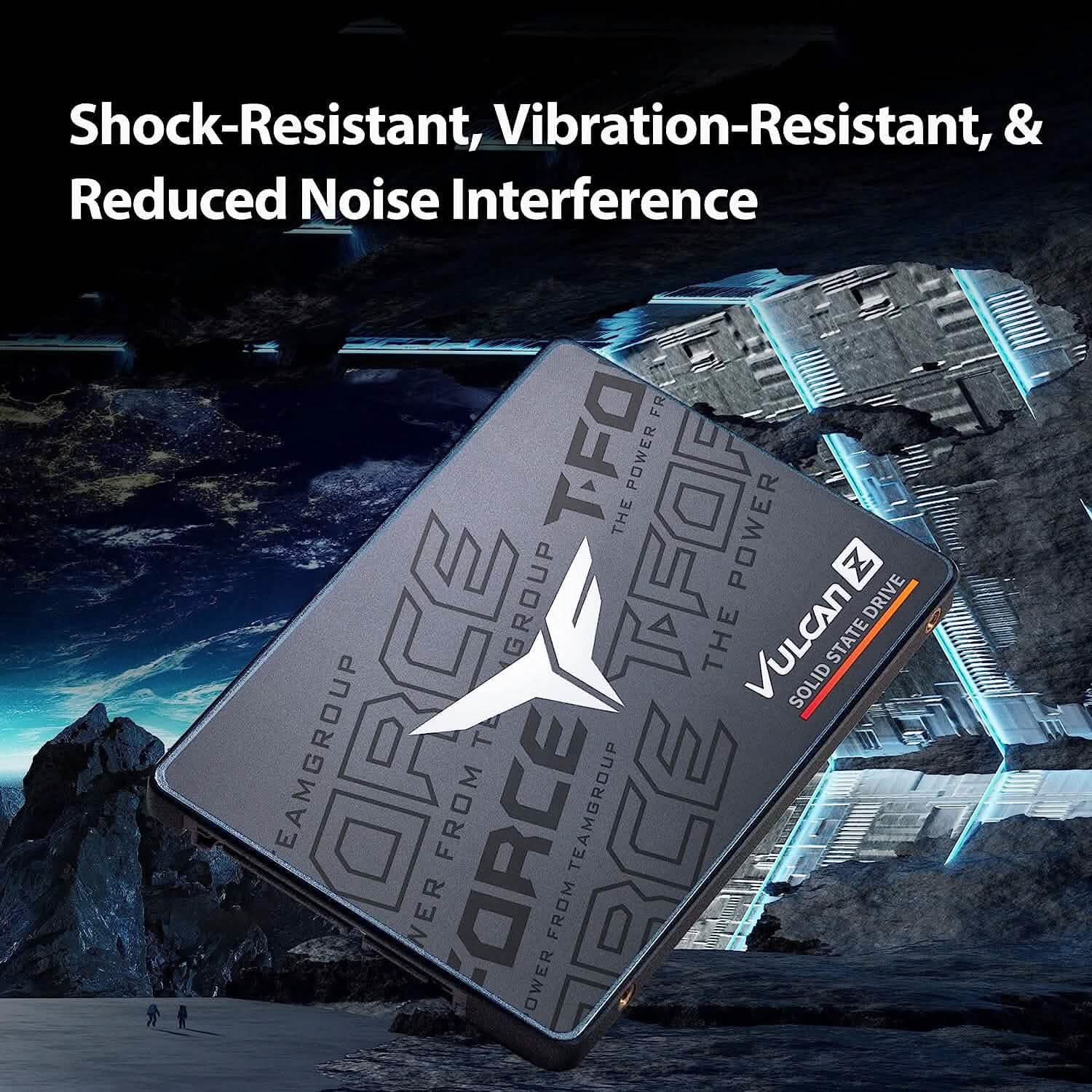 T-Force Vulcan Z 2TB SLC Cache 3D NAND TLC 2.5 Inch SATA III Internal Solid State Drive (Refurbished)