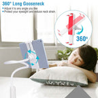 Tablet Gooseneck Stand Bracket with 360¬∞ Rotatable Clip