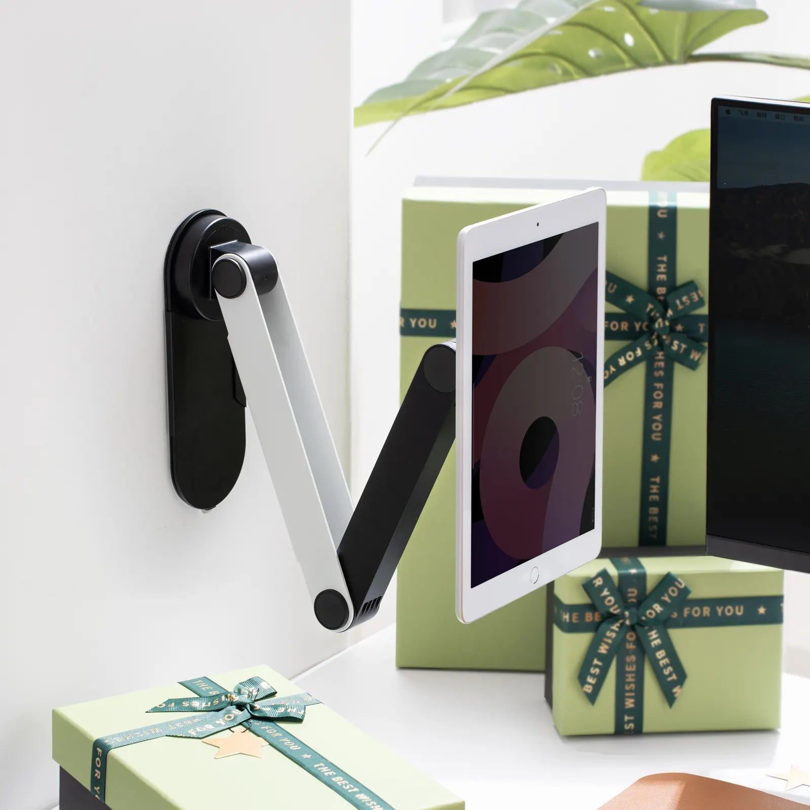 Wall-Mount Adjustable Magnetic Phone & Tablet Holder