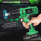 Tegatok 20V Cordless Drill Set