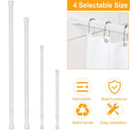 Tension Curtain Rod Spring Load Adjustable Curtain Pole
