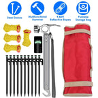 Tent Stakes Camping Hammer Set