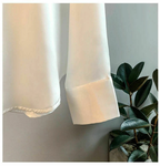 Tessa - Versatile Silk Top Luxurious Satin, Long Sleeves