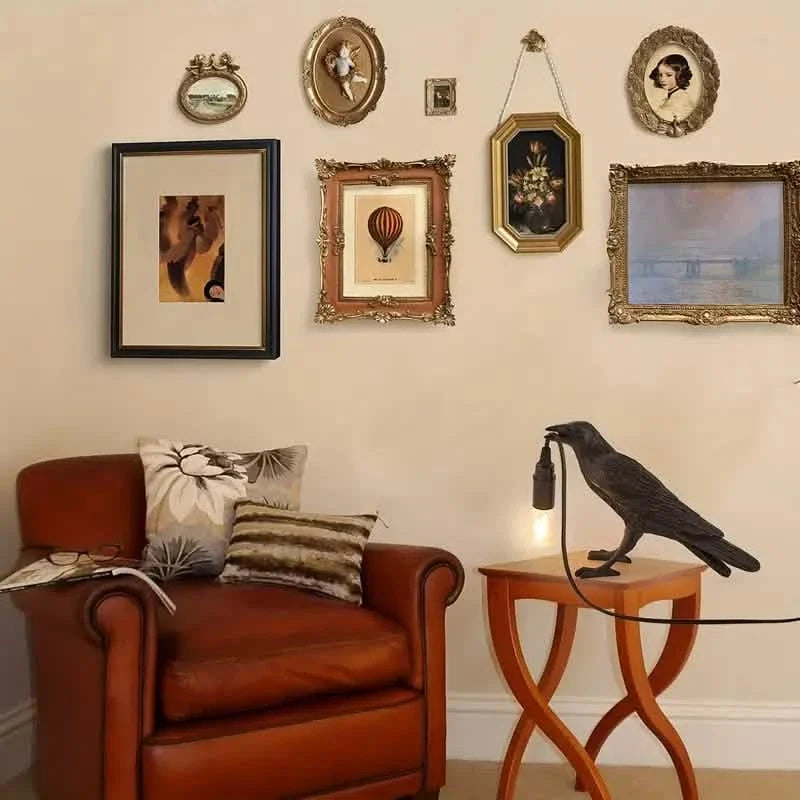 The Gothic Crow USB Port Lamp