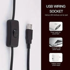 The Gothic Crow USB Port Lamp