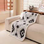 Plush Quilted Sofa Cover for Winter Comfort