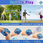 3rd Gen UFO Rotating Flying Toy with Vibrant LED Illumination