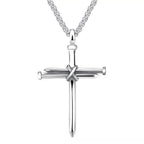Titanium Steel Casting Steel Nails Cross Men's Pendant Punk Style