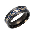 Steel Dragon Band Ring