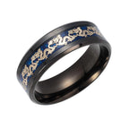 Steel Dragon Band Ring