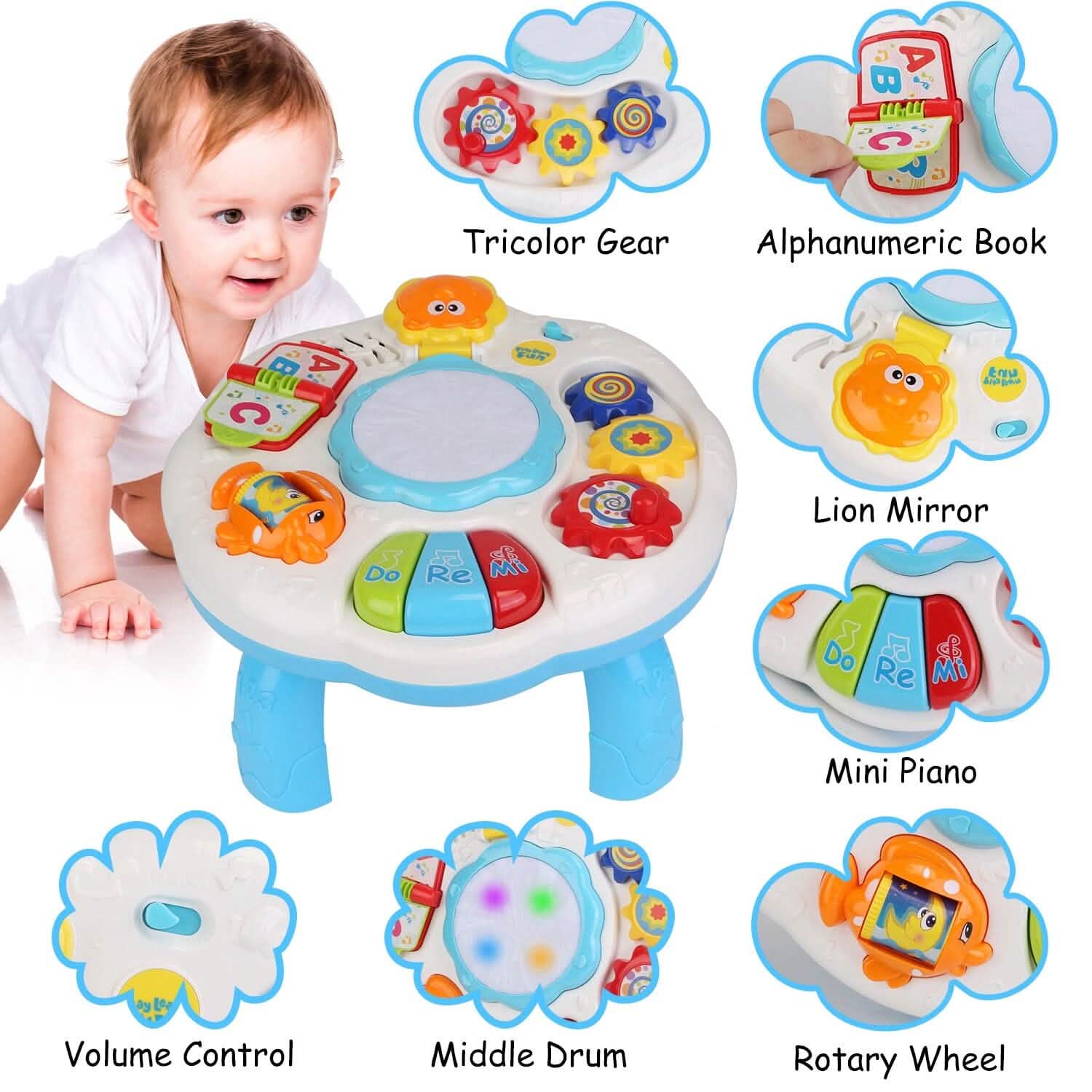 Toddler Musical Learning Table for 6+ Months