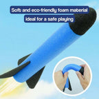 Toy Rocket Launcher Outdoor Fun Dual Action Playset