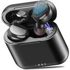 TOZO T6 True Wireless Earbuds Bluetooth 5.3 Headphones Touch Control with Wireless Charging Case (Refurbished)