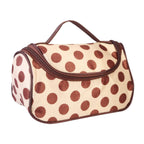 Travel Makeup Bag Portable Cosmetic Organizer with Cosmetic Mirror