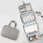 TRAVELTIDY | Portable 4-Section Makeup & Toiletries Bag