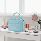 TRAVELTIDY | Portable 4-Section Makeup & Toiletries Bag