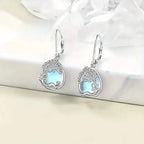 Tree of Life Design S925 Sterling Silver Dangle Earrings