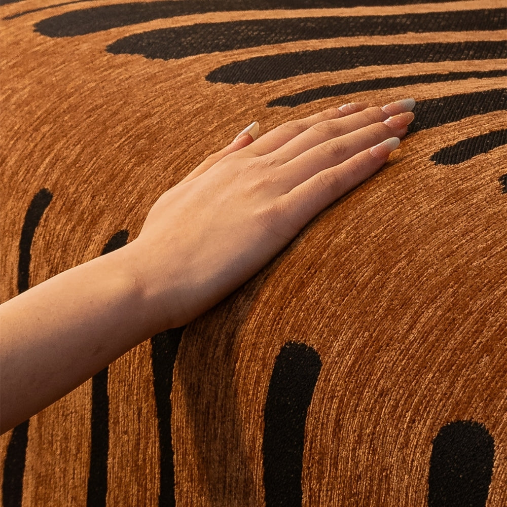 Geometric Tribal Chenille Blanket for Sofas