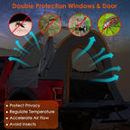 Truck Bed Tent Waterproof Windproof Pickup Truck Tent with Carry Bag