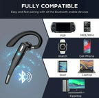 Wireless Earpiece with Noise Cancelling Mic - Bluetooth 5.1