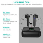 True Wireless Stereo V5.1 Earbuds Touch Control