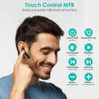 True Wireless Stereo V5.1 Earbuds Touch Control