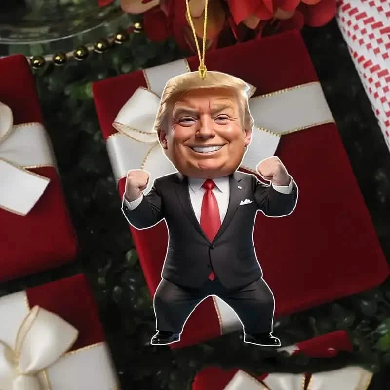 Trump Acrylic Hanging Pendant - 2D Flat Art Decoration