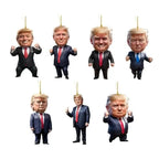Trump Acrylic Hanging Pendant - 2D Flat Art Decoration