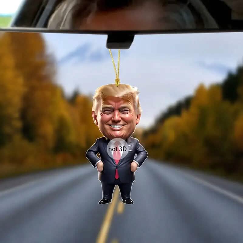 Trump Acrylic Ornament Versatile Hanging Decor