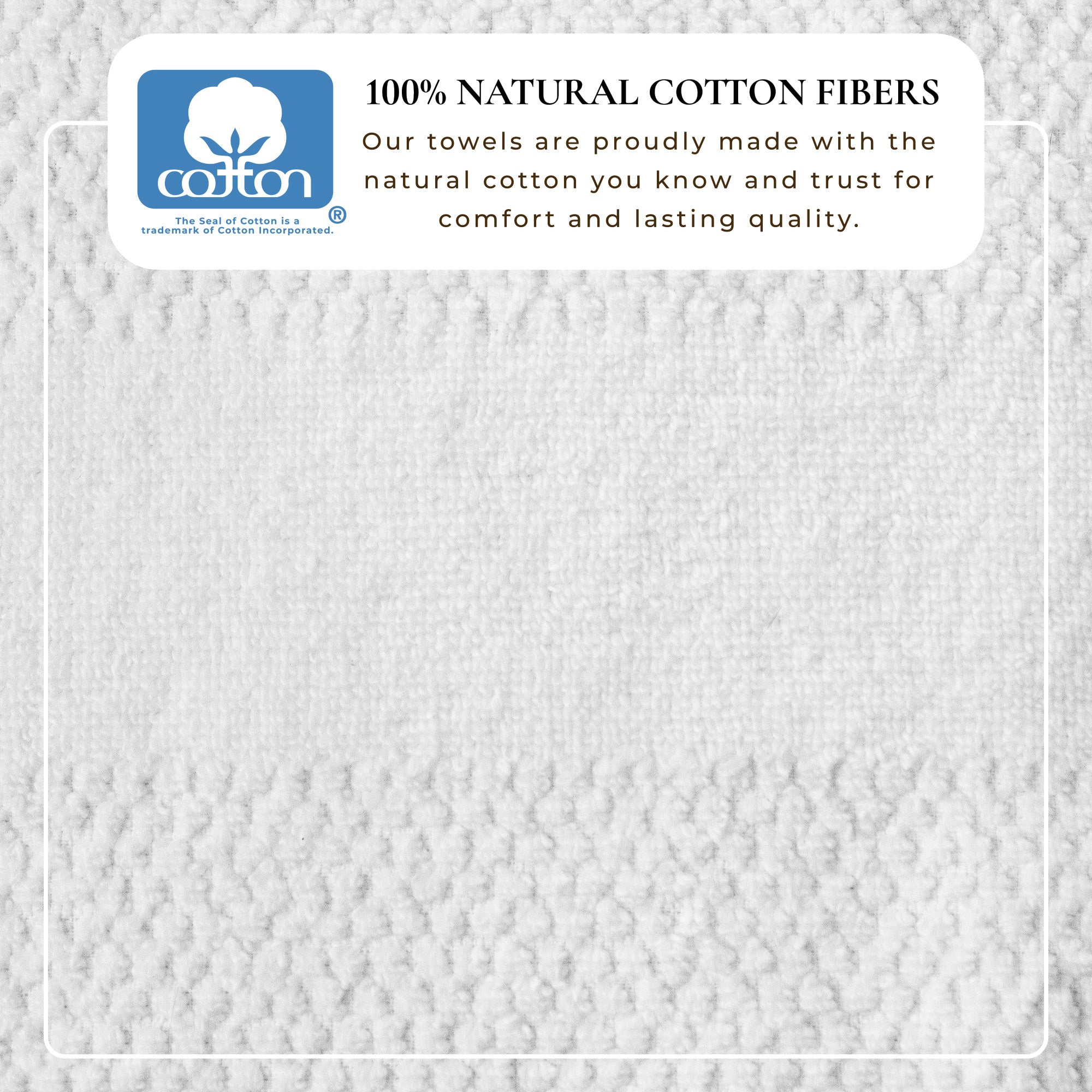 100% Cotton Woven Texture Bath Towel Set - Marbella Collection
